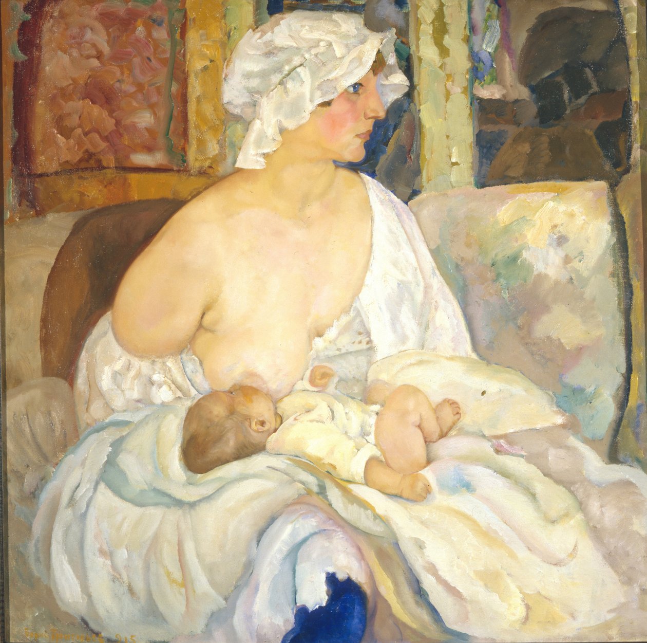 Moeder, 1915 door Boris Dmitrievich Grigoriev
