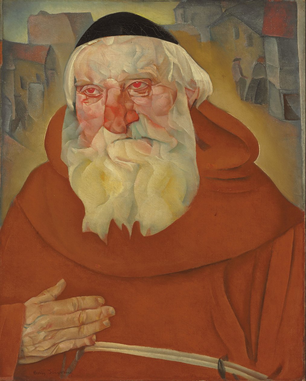 De Monnik door Boris Dmitrievich Grigoriev