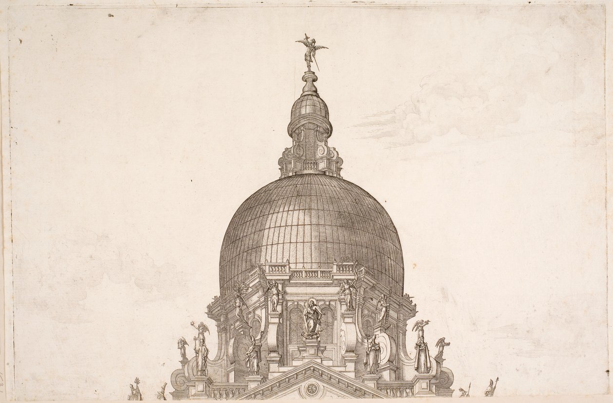 Processie naar Santa Maria della Salute 1631 door Boschini