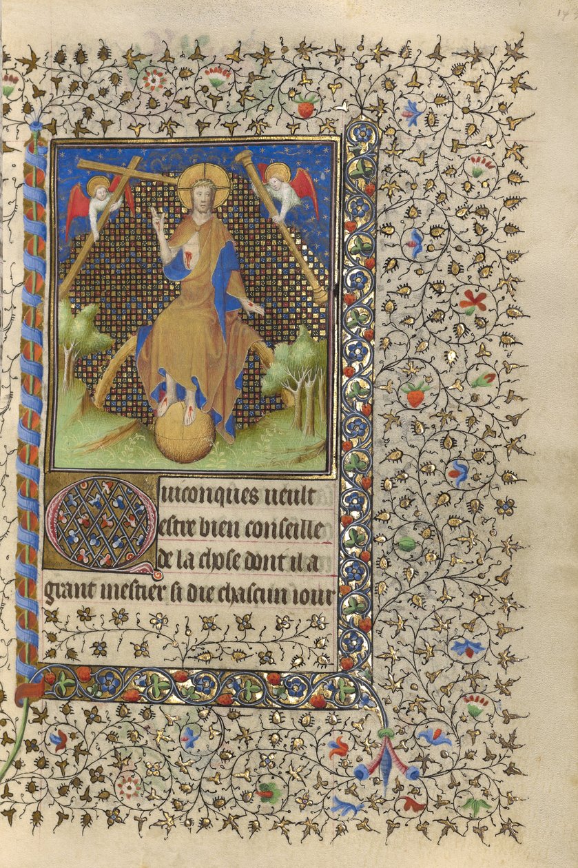 Christus in Majesteit door Boucicaut Master