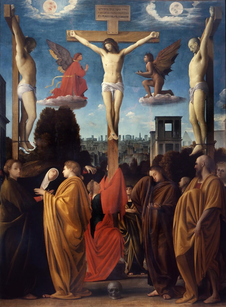 De Kruisiging, ca. 1505-1510 door Bramantino