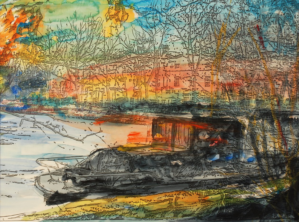 Winter, Little Venice door Brenda Brin Booker