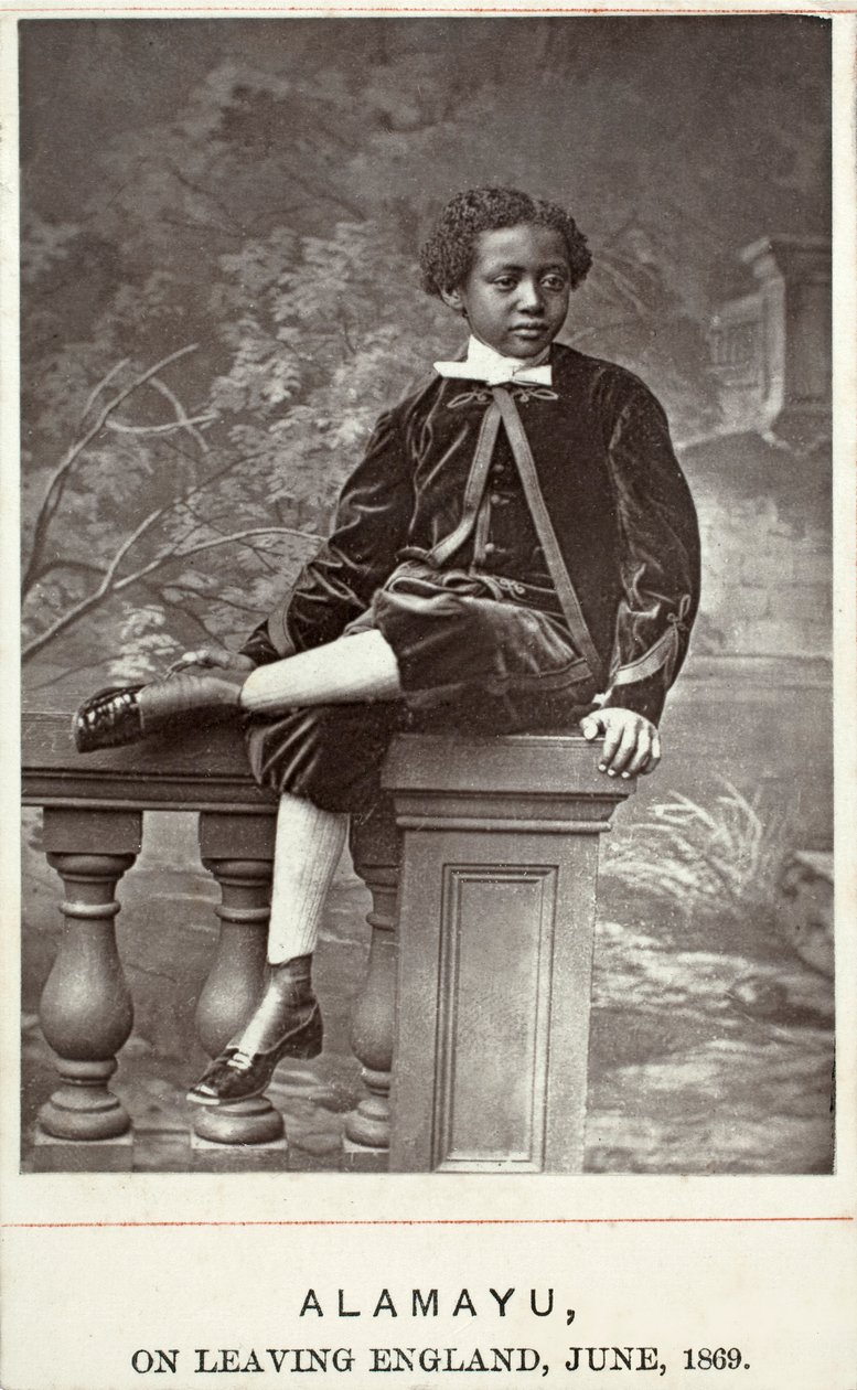 Alamayu, Engeland, 1869 door British Photographer