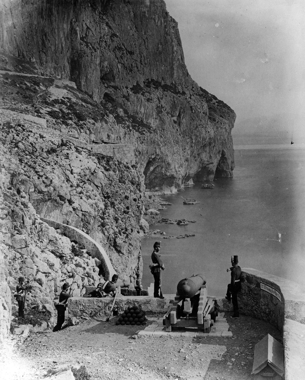 Europa Advance Batterij, Gibraltar door British Photographer