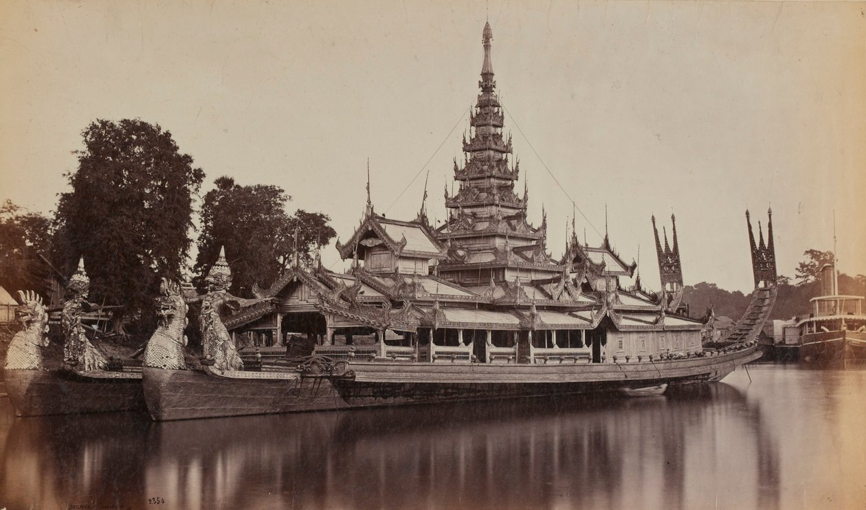 De staatsboot van de koning door British Photographer