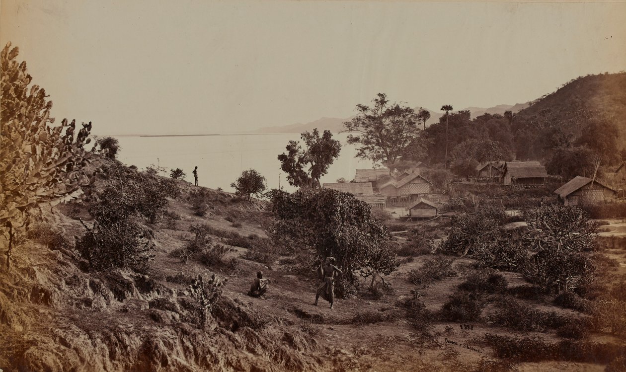 Dorp aan de Irrawaddy door British Photographer