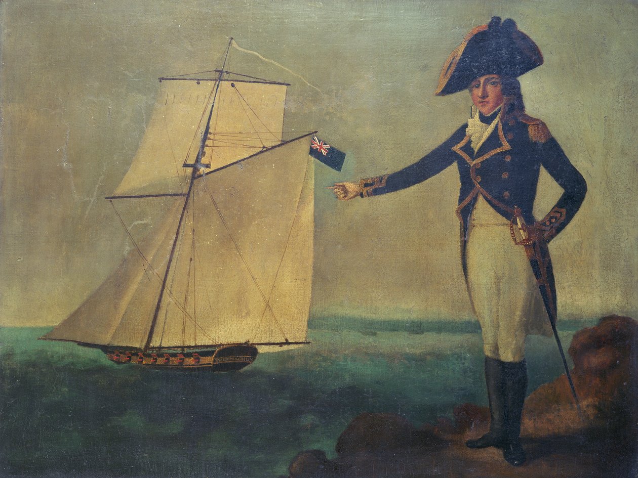 Commandant John Crispo (1773-1841) door British School