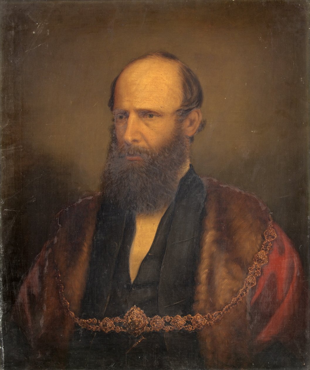 Portret van E.S. Robinson door British School