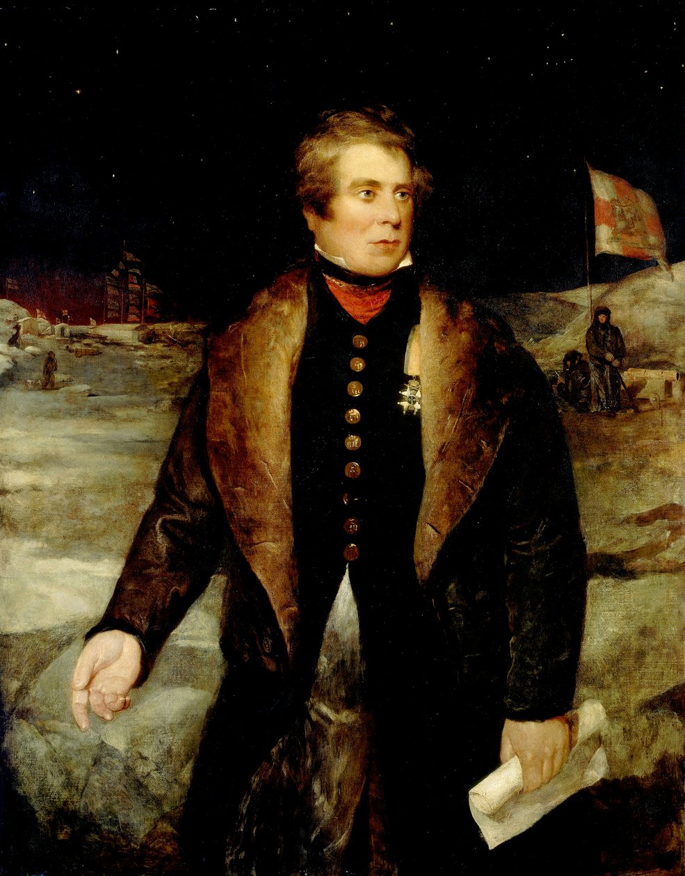 Sir John Ross (1777-1856), c.1833 door British School