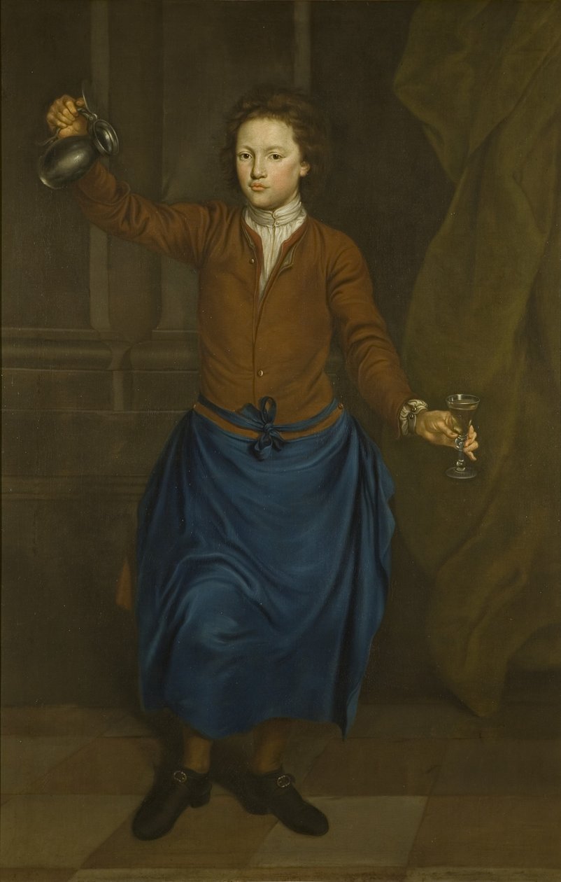 De Pot-jongen, c.1720 door British School