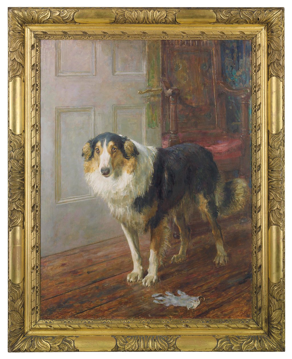 De Handschoen, 1913 door Briton Riviere