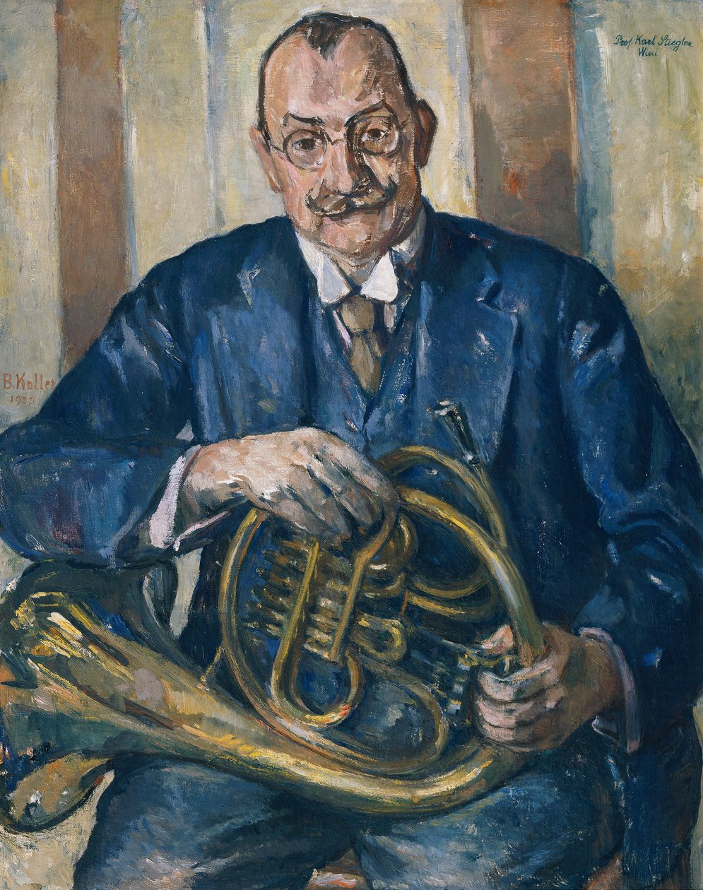 Prof. Karl Stiegler door Broncia Koller Pinell