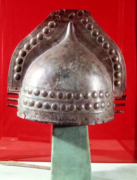 Helm, 1000 v.Chr. door Bronze Age