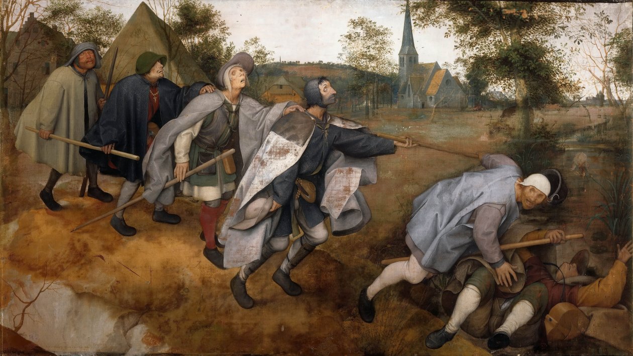 De Blinden Leidend door Bruegel
