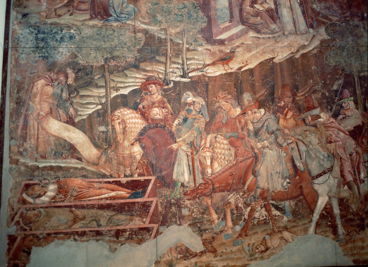 Triomf van de dood ... (vers) door Buonamico Buffalmacco