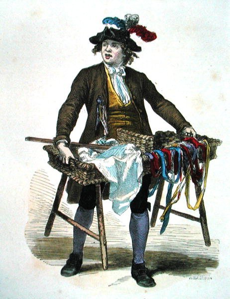 Lintverkoper in 1774 door Burn (fl.1840 60) Smeeton