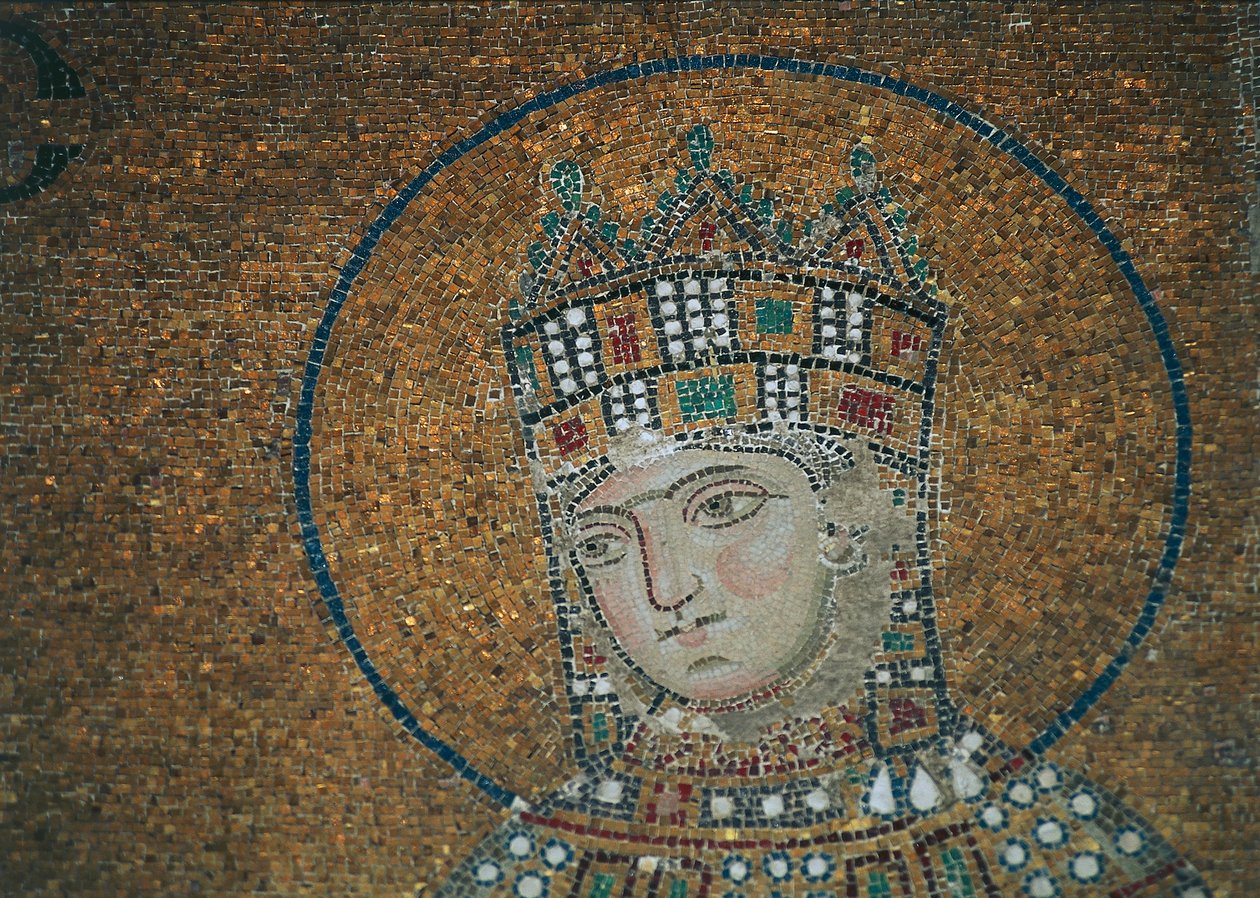 Keizerin Zoe in Hagia Sophia door Byzantine