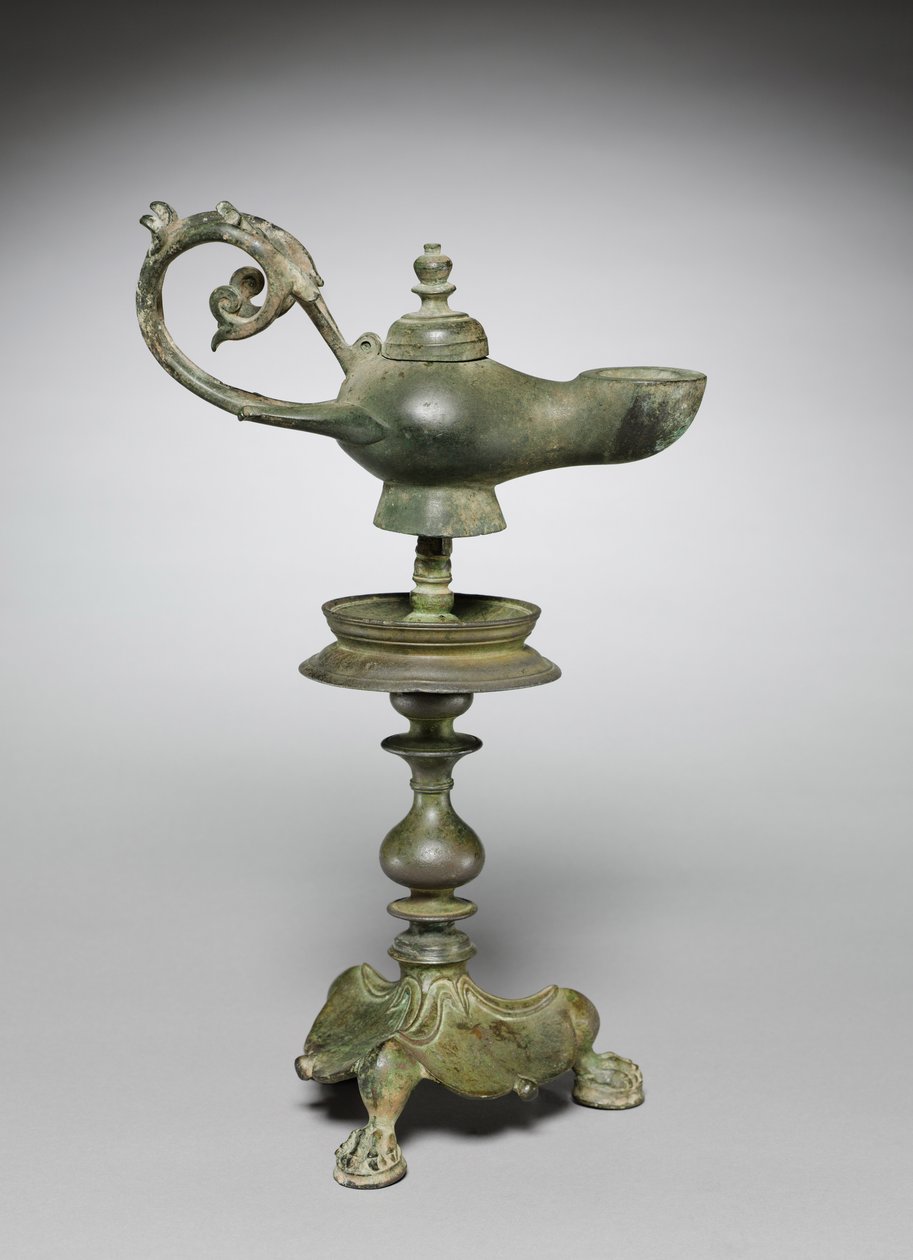 Lamp en standaard, 400s door Byzantine