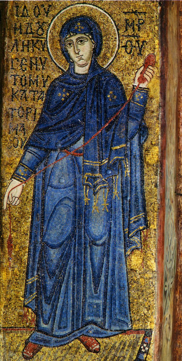 De Maagd van de Aankondiging, 11e eeuw door Byzantine Byzantine