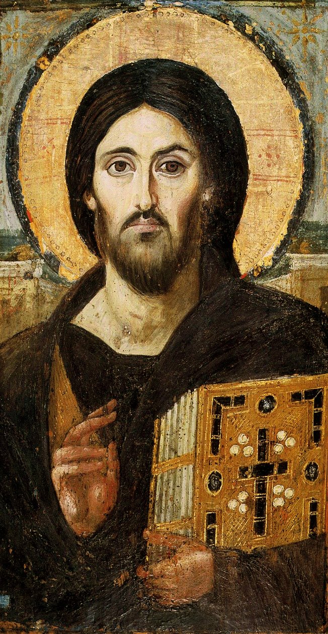 Christus Pantocrator door Byzantine School