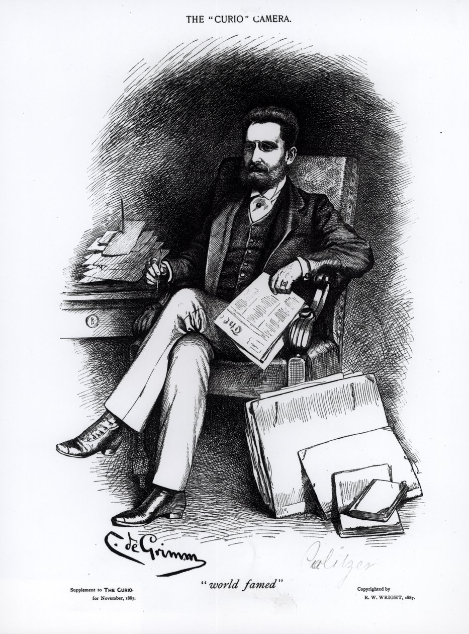 Joseph Pulitzer (1847-1911) uit 