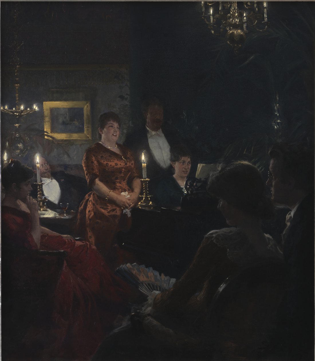 Portret van Mevrouw Gumperd door C.A. Jensen
