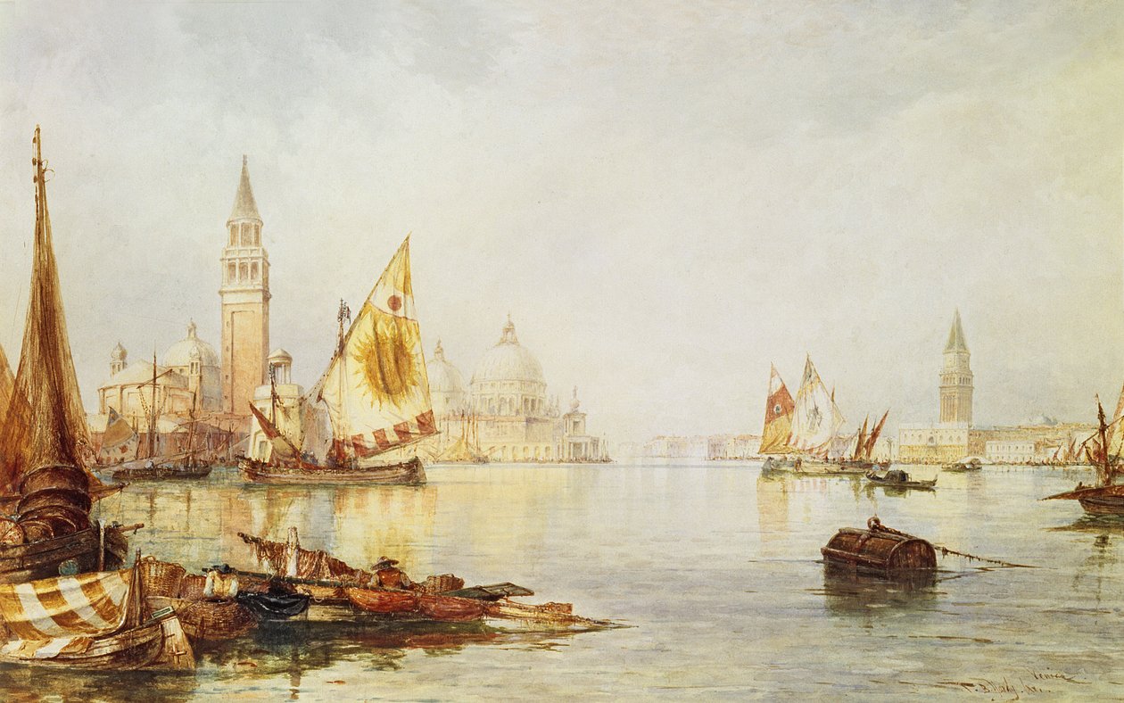 Uitzicht op Venetië door C.B. Hardy