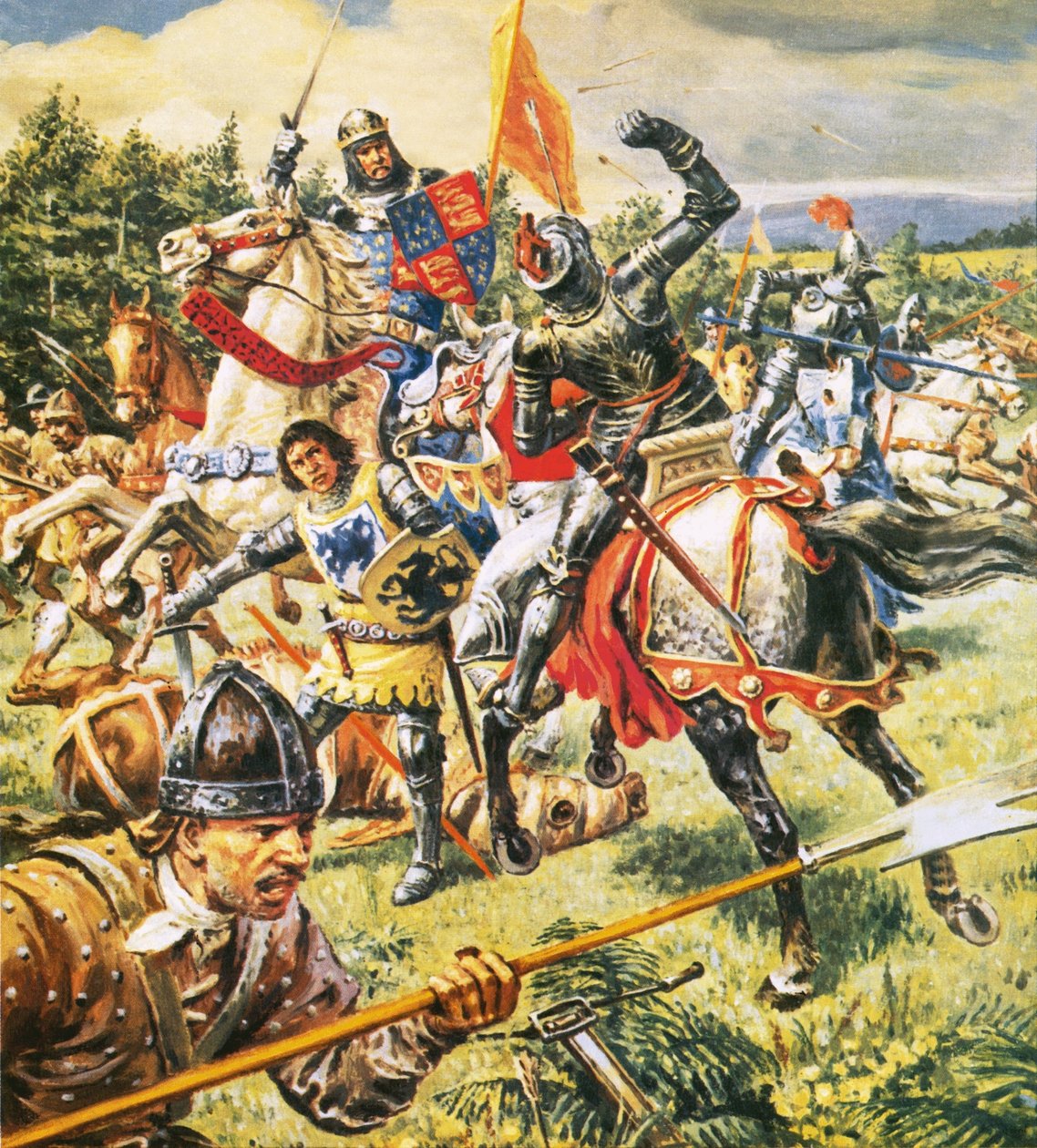 Hendrik IV van Engeland (litho) door C.L. Doughty