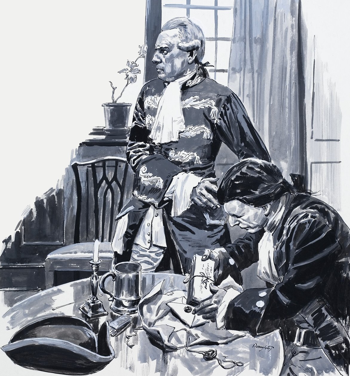 Zonder titel onderwerp door C.L. Doughty