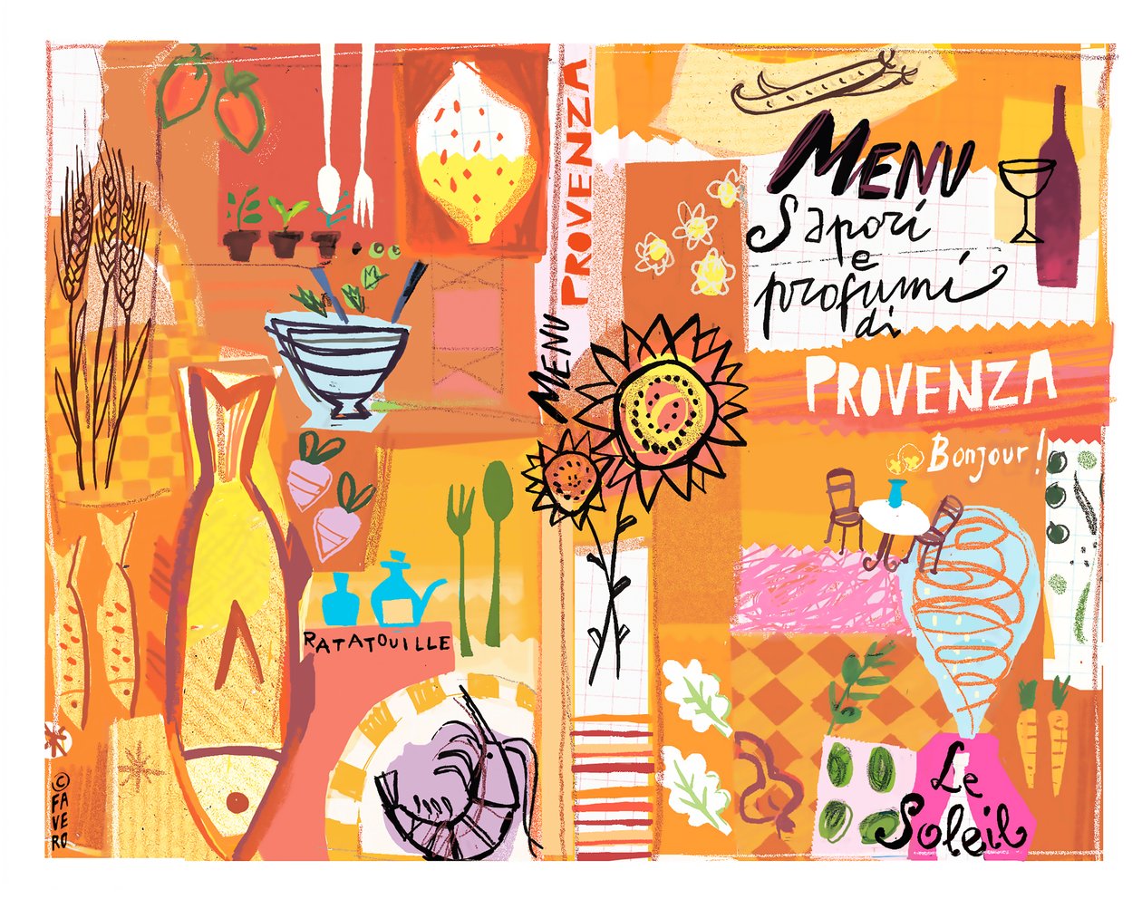 Provence MENU door COSTANZA FAVERO