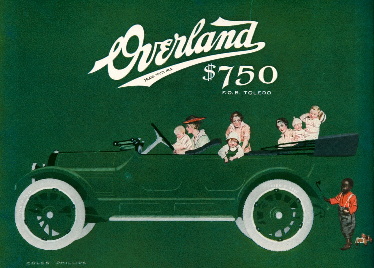 Willys-Overland Magazine Advertentie door C. Coles Phillips