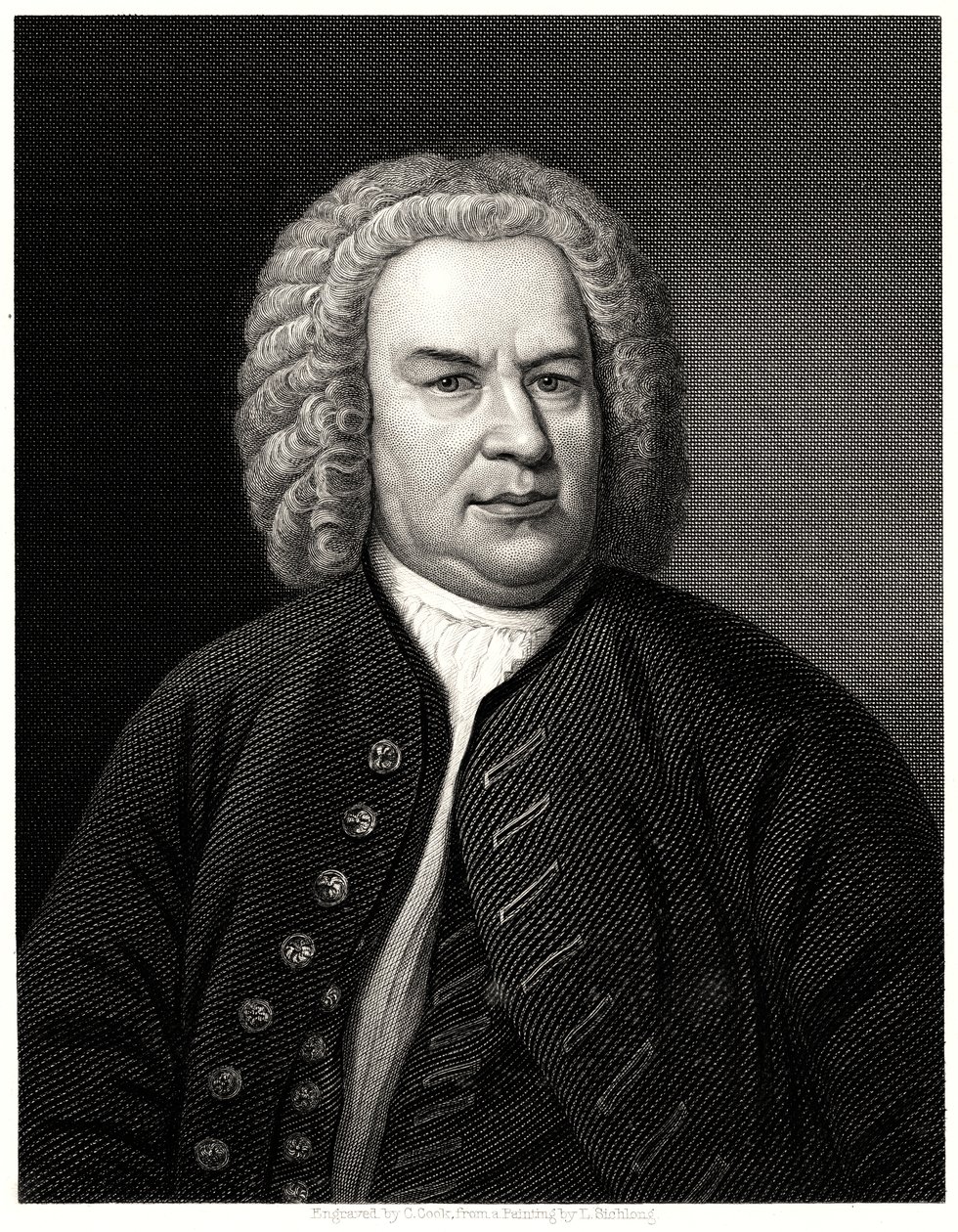 Johann Sebastian Bach, 19e eeuw door C. Cook