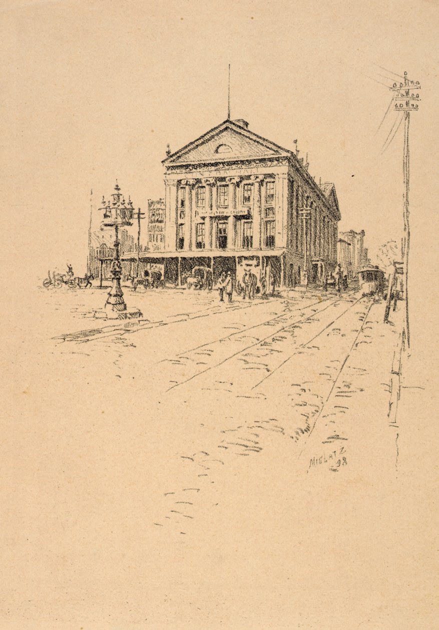 Clintonzaal door C. F. William Mielatz