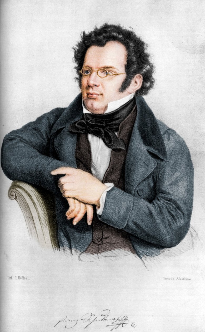 Franz Peter Schubert 1797-1828, Oostenrijkse componist door C Helfert