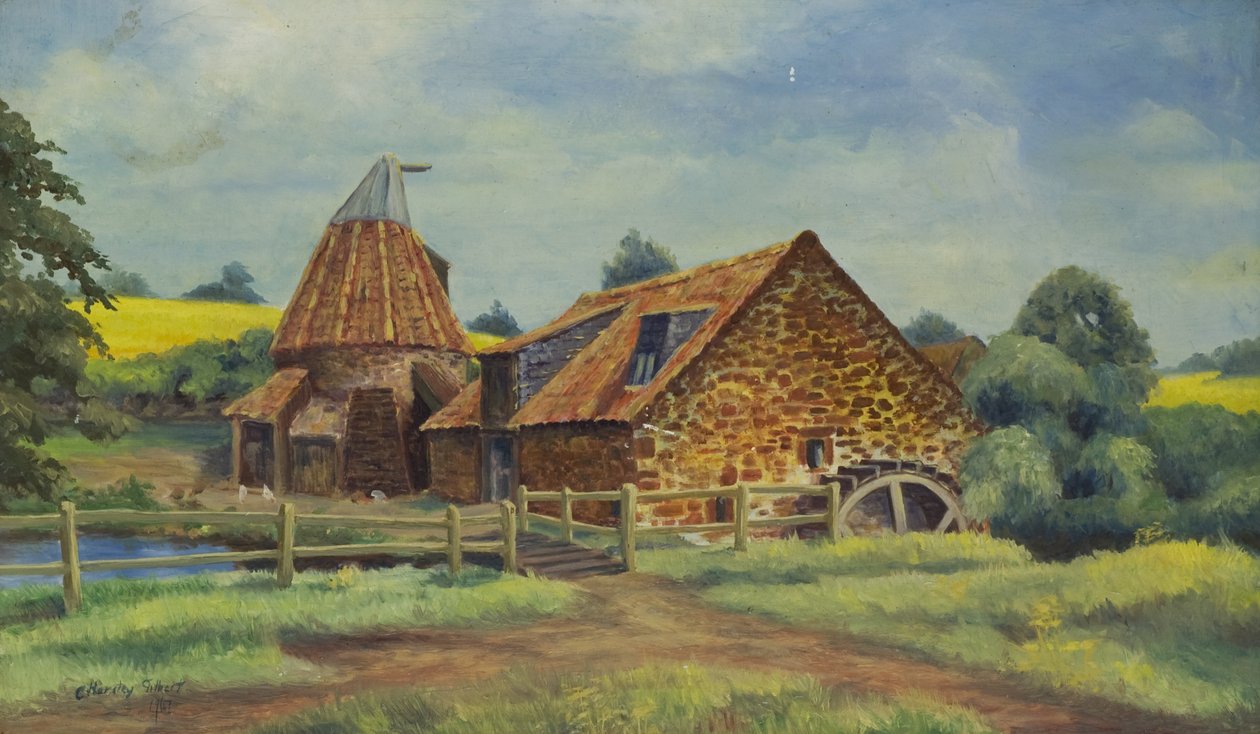 Preston Mill, North Berwick, 1947 door C. Hersley Gilbert