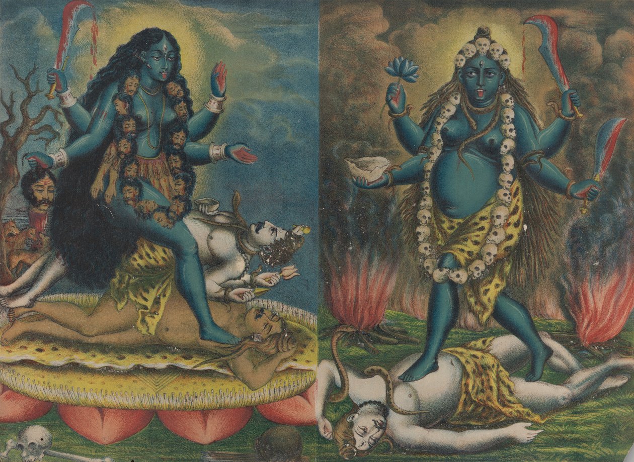 KaliTara, ca. 1885-90 door Calcutta Art Studio