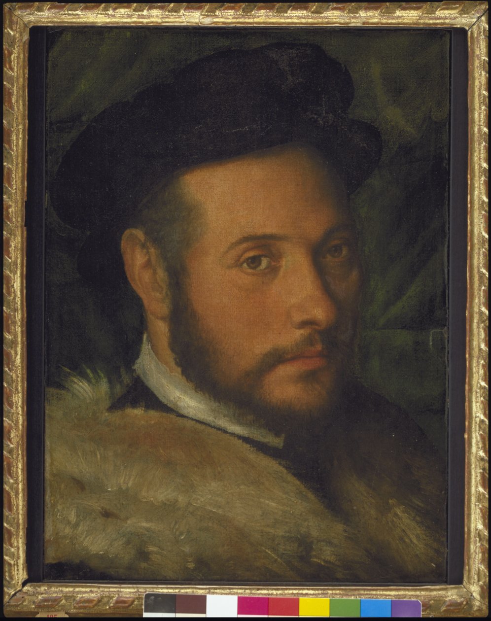 Portret van een man door Callisto Piazza