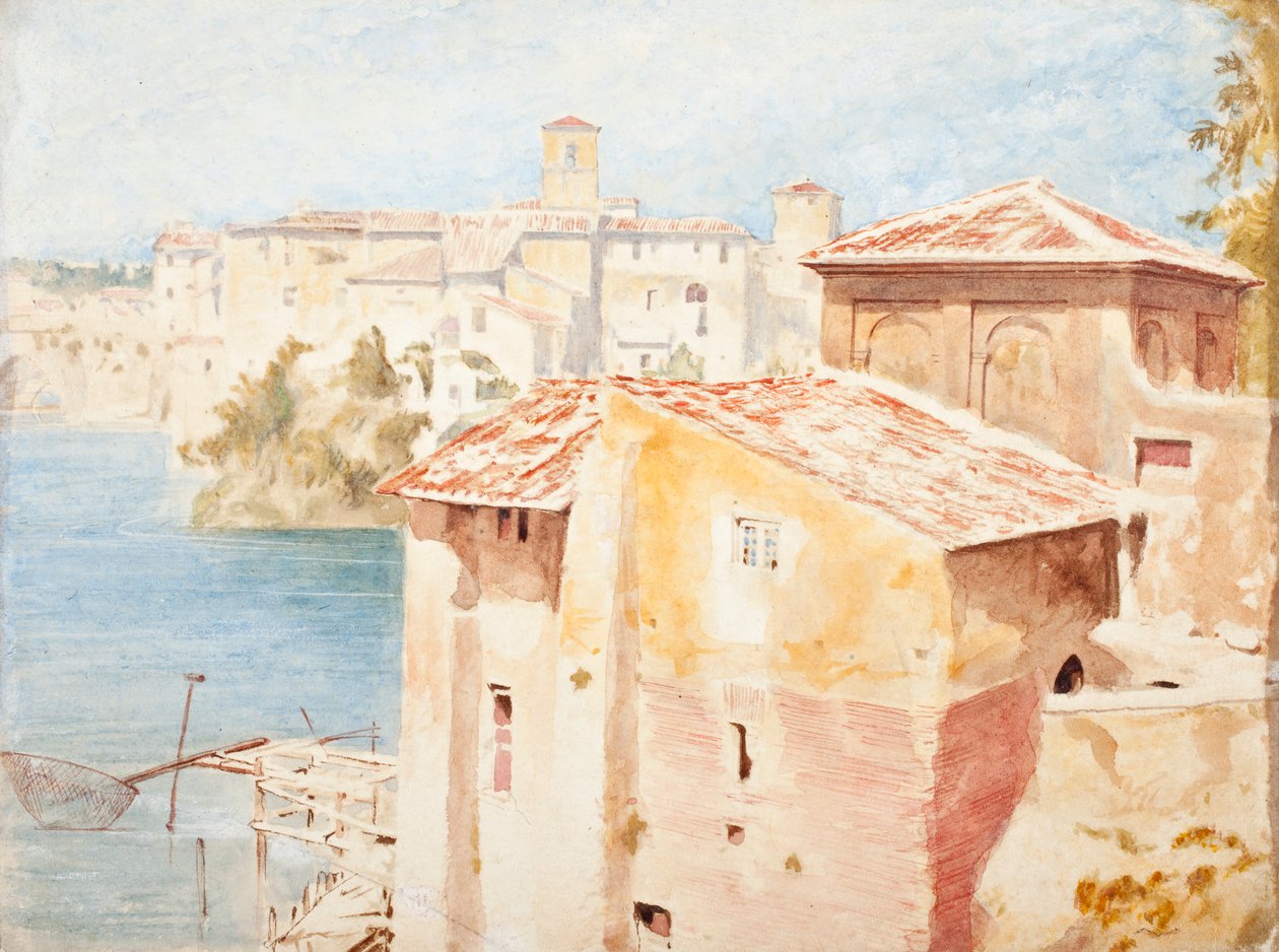 65 Chaitamoni [Chiatamone], Napels door Calvert Richard Jones