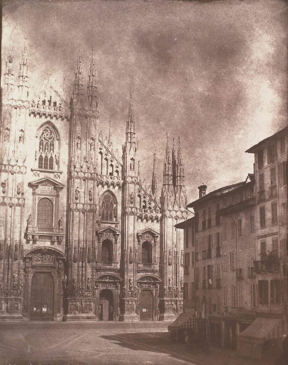 Duomo Milaan, 1846 door Calvert Jones