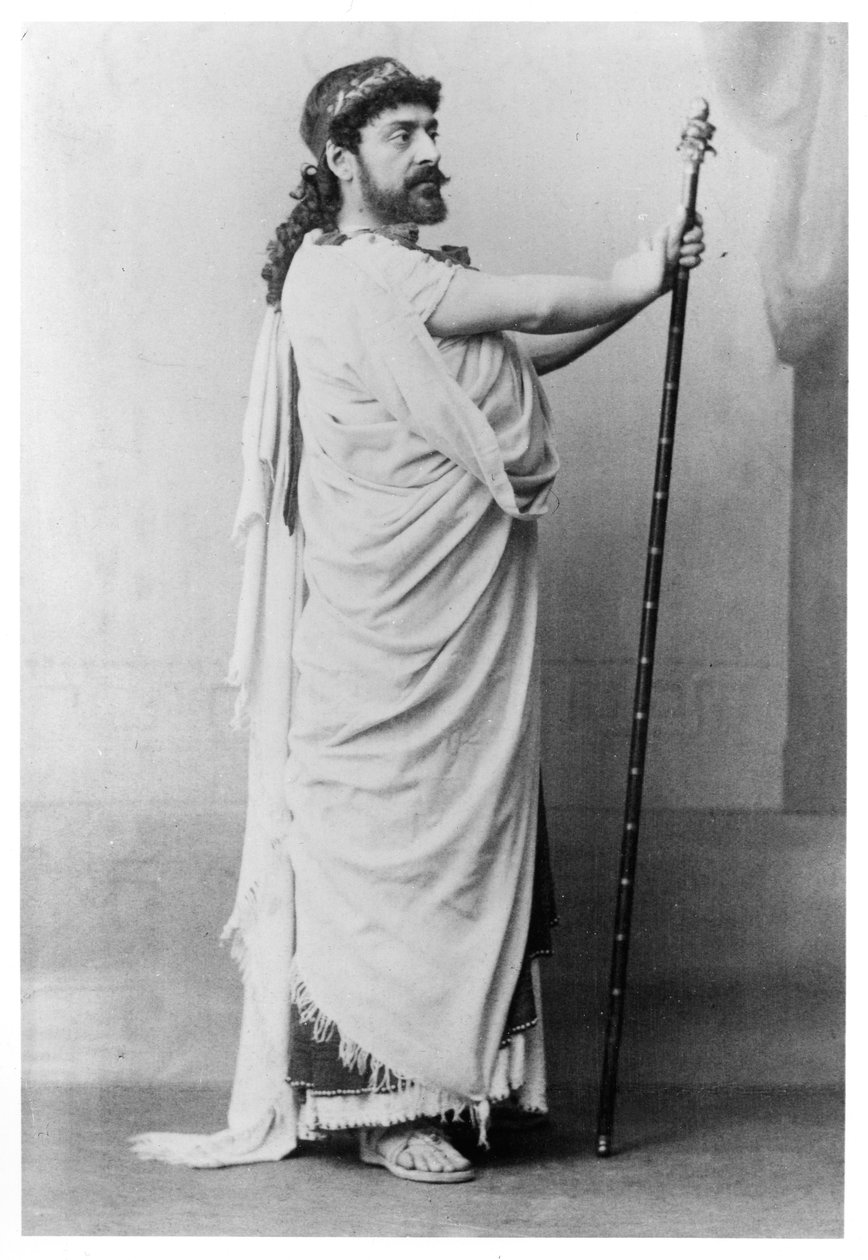 Mounet-Sully (1841-1916) als Oedipus in 