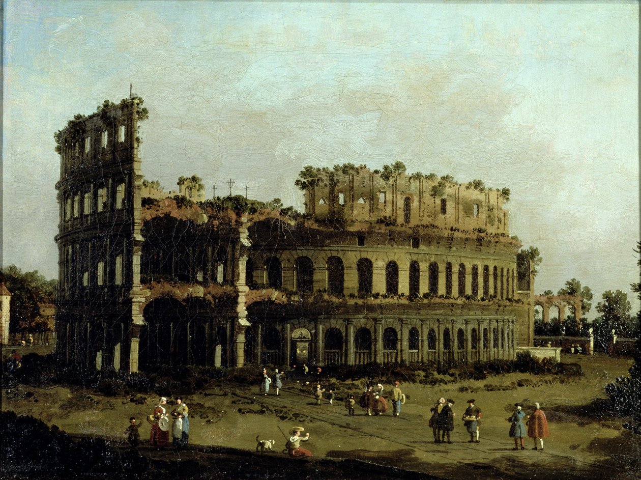 Het Colosseum door Giovanni Antonio Canal