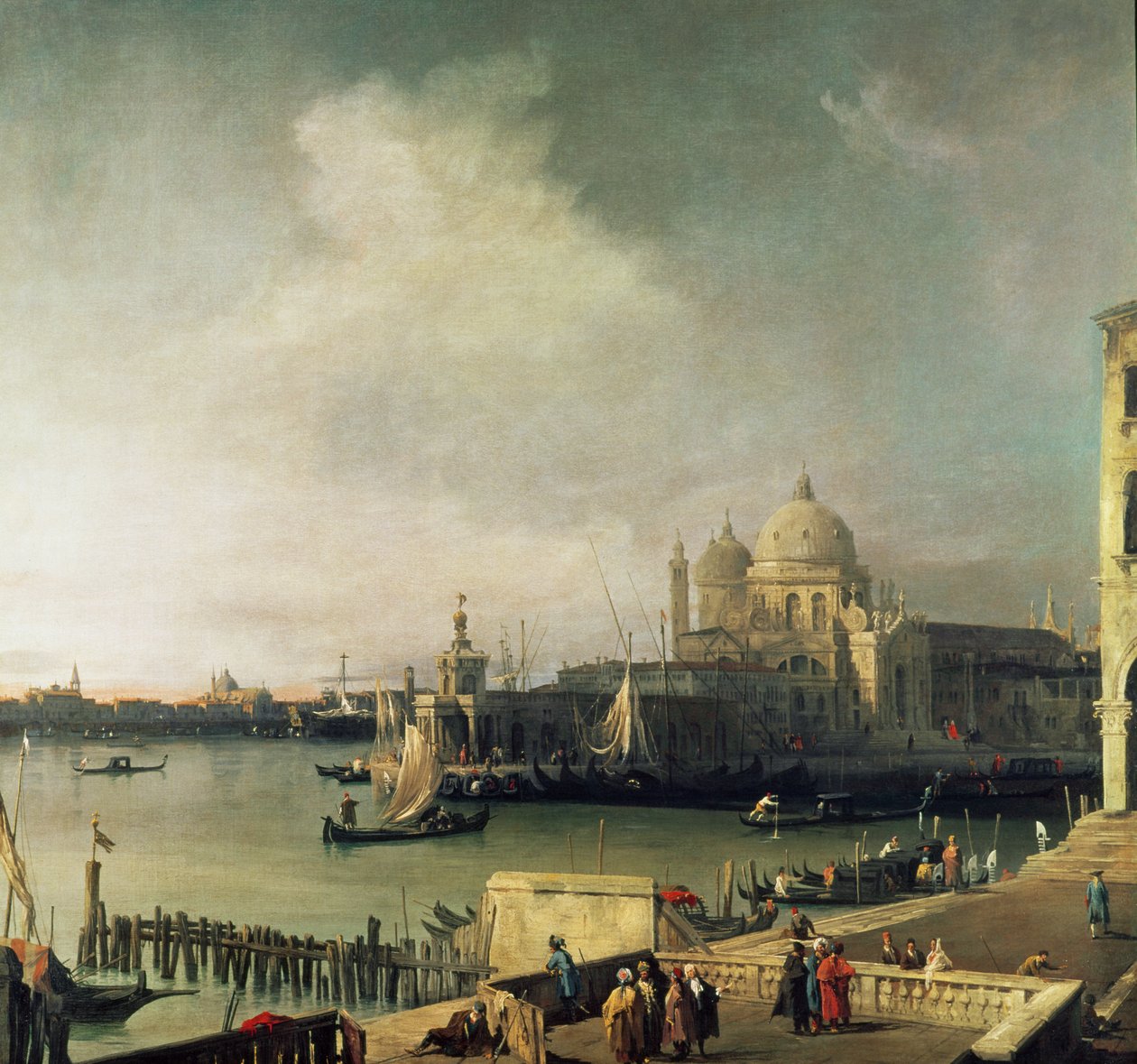Uitzicht op Venetië door Giovanni Antonio Canal