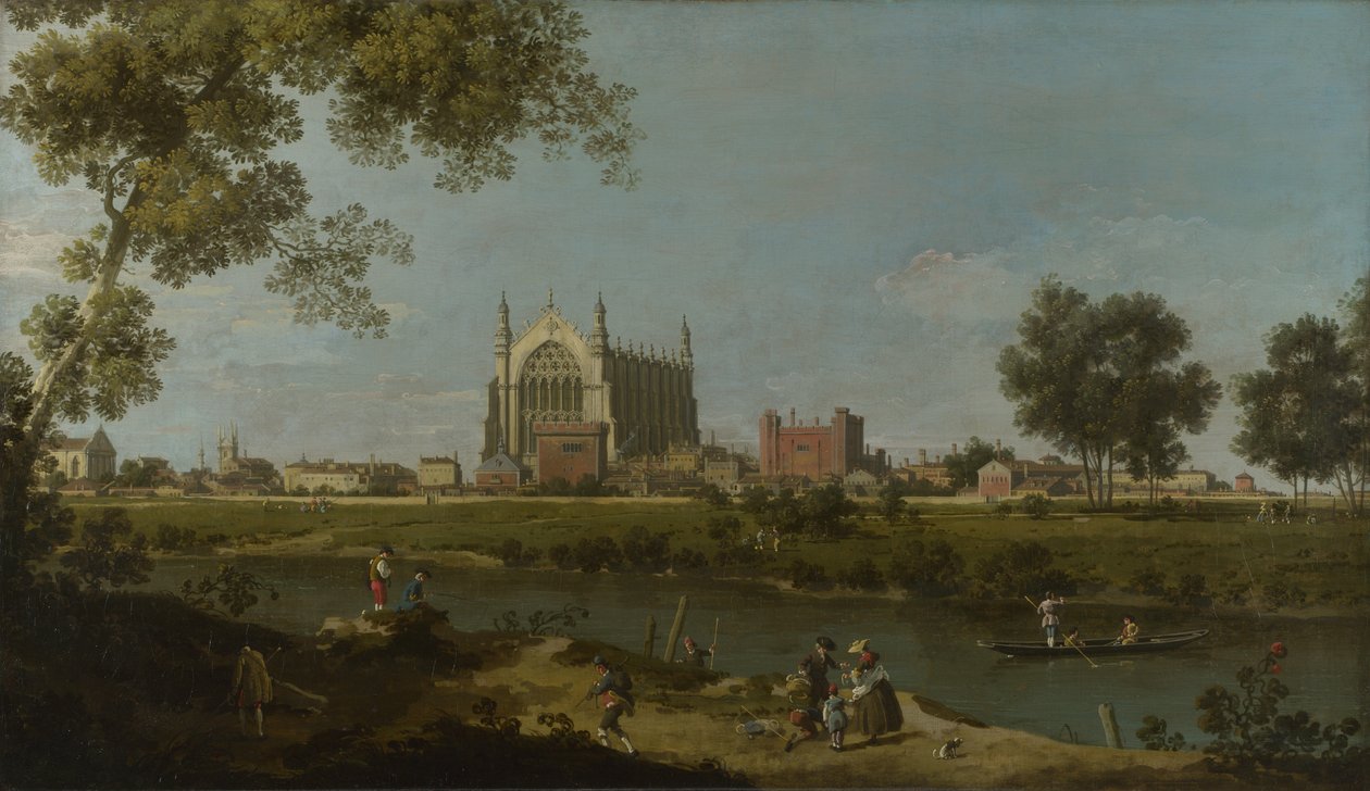 Eton College, c. 1754 door Giovanni Antonio Canal