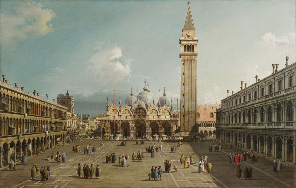 San Marcoplein door Canaletto