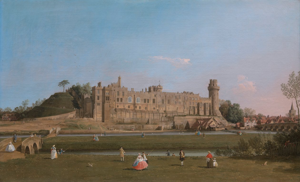 Warwick Castle door Canaletto