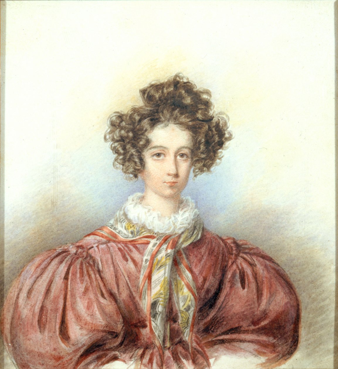 Portret van George Sand, 1830 door Candide Blaize