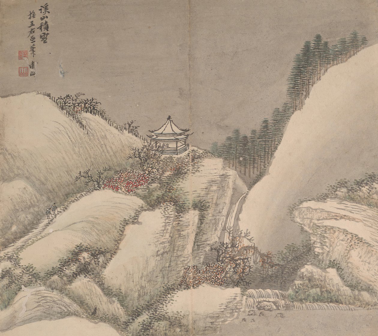 Landschappen in de Stijlen van Verschillende Kunstenaars door Cao Jian
