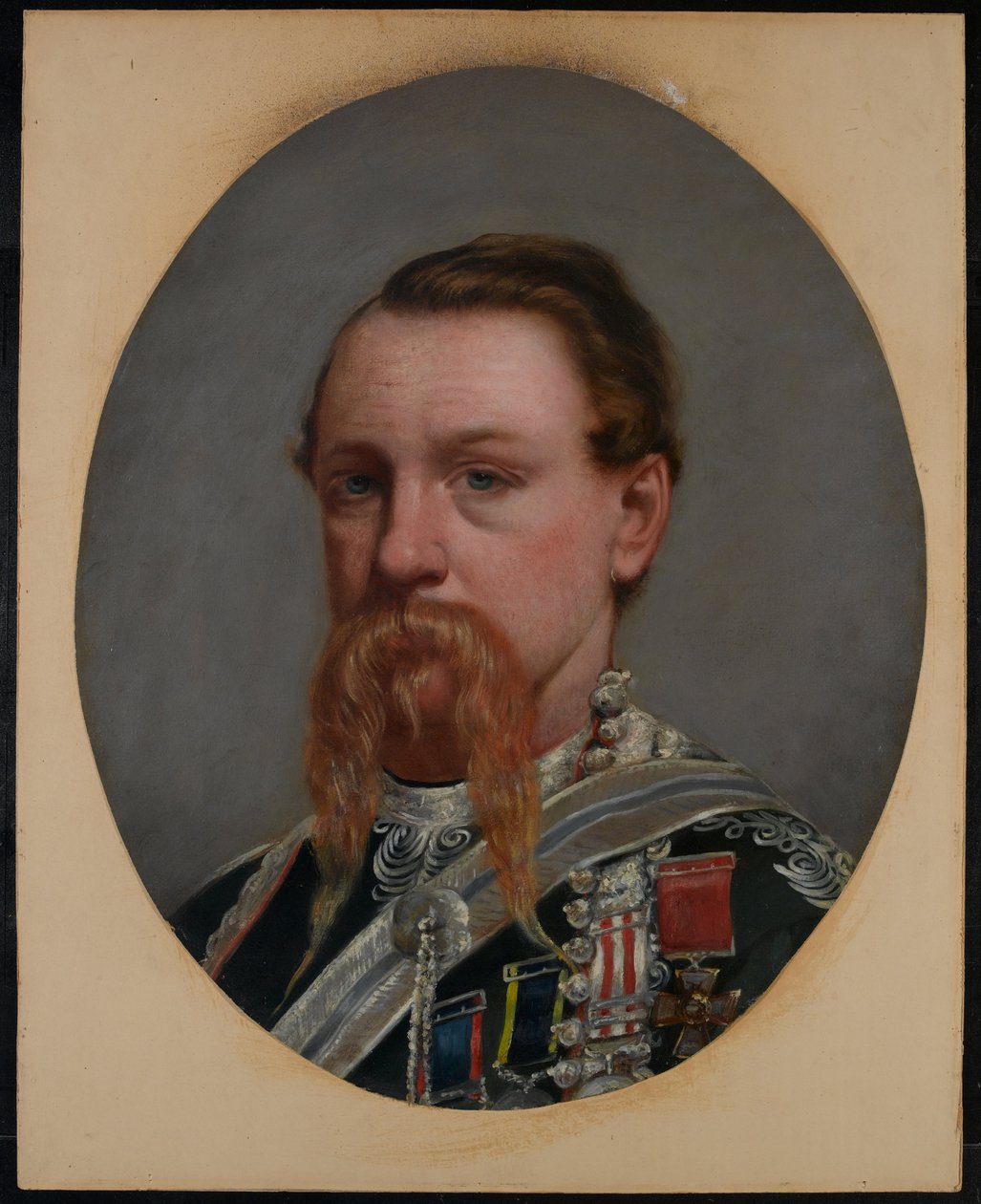 Majoor Frederick Robertson Aikman, VC, 4e Bengal Native Infantry, ca. 1860 door Capt. I.A. Goldingham
