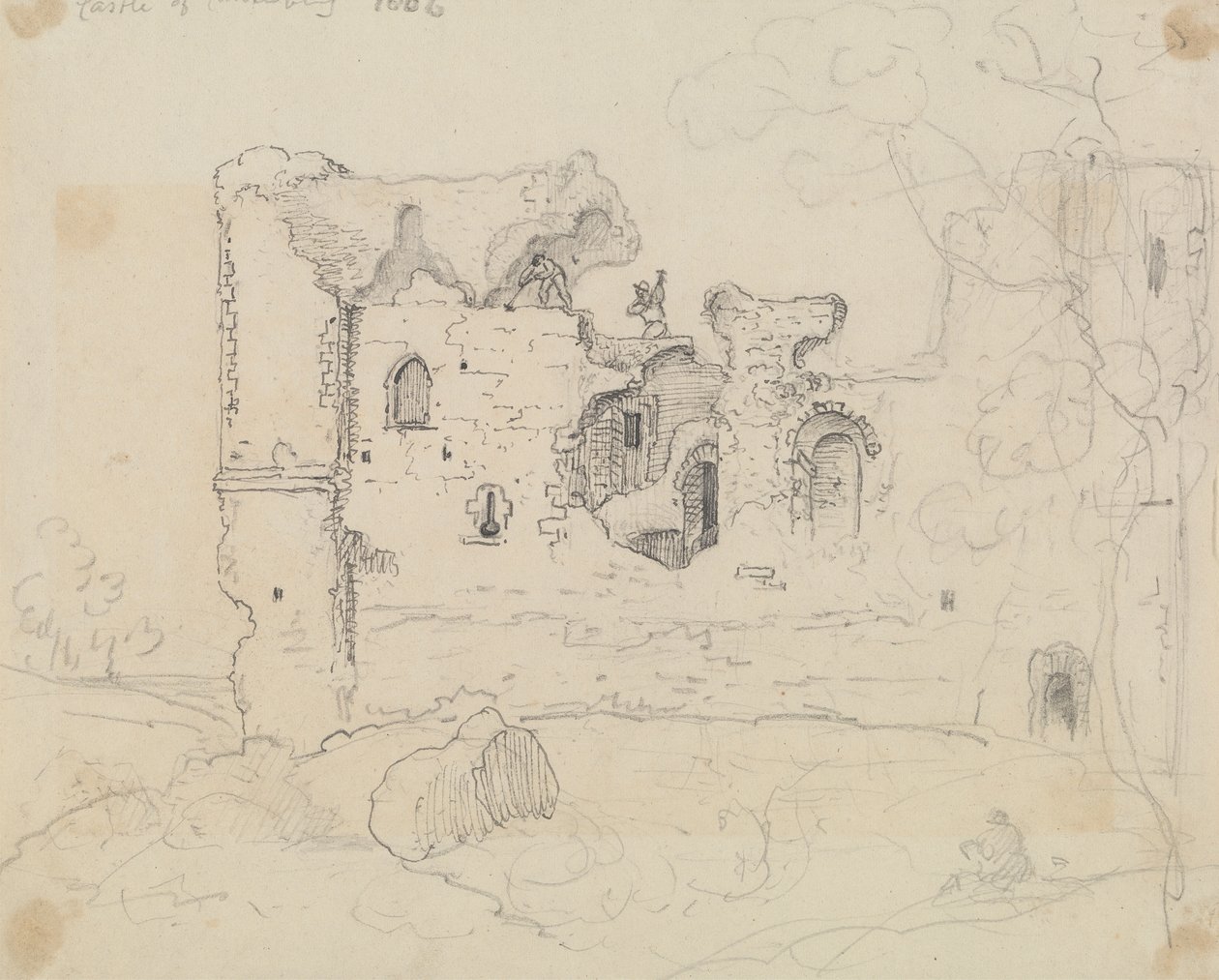 Kasteel van Canterbury door Capt. Thomas Hastings