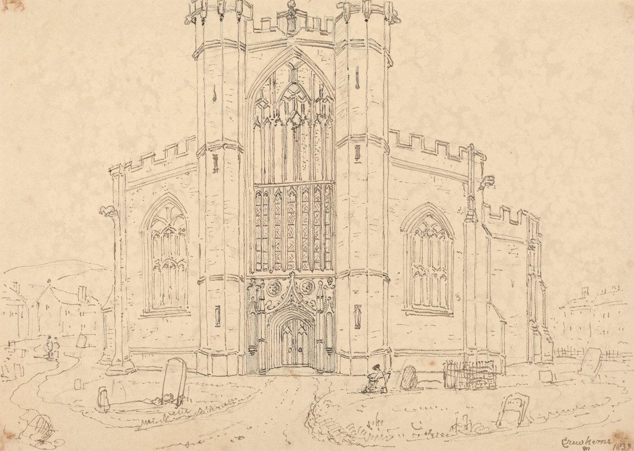 Kerk van Sint Bartholomeus, Crewkerne door Capt. Thomas Hastings